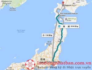 Khoảng cách từ Tokyo đến Sapporo, Hokkaido là bao nhiêu? Có những cách đi nào?
