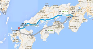 Osaka cách Fukuoka bao xa? Tổng hợp các cách di chuyển từ hai tỉnh