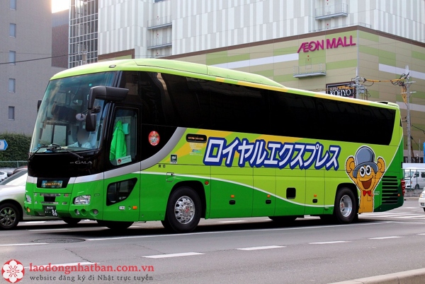 đi xe bus từ osaka đến fukuoka