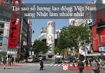 Tại sao số lượng lao động Việt Nam sang Nhật làm nhiều nhất