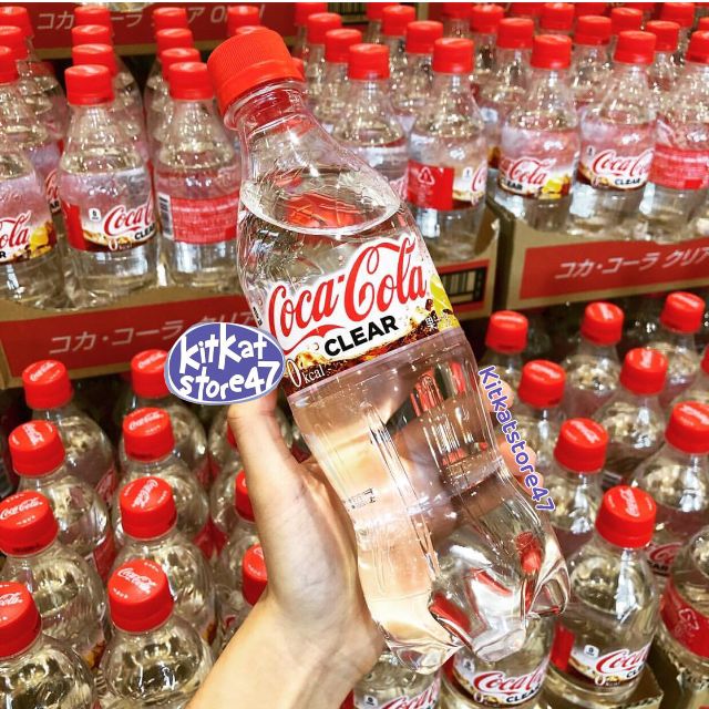 Coca cola trong suốt kỳ lạ ẩm thực Nhật