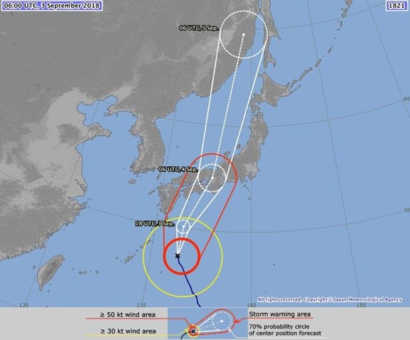[ TIN BUỒN] Cơn bão Trami chưa qua, Nhật lại chuẩn bị đón thêm cơn bão mới.