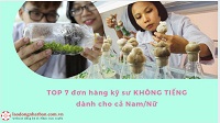 TOP 7 đơn hàng kỹ sư KHÔNG TIẾNG dành cho cả Nam/Nữ