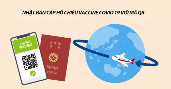 HOT: Nhật Bản cấp hộ chiếu vaccine COVID 19 với mã QR